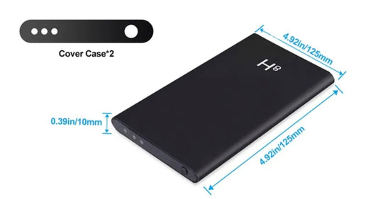 H8 Wifi hidden camera, 1080P full HD shooting, night vision, motion detection, mobile phone remote App monitoring, portable camera