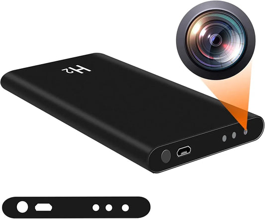 H2 Power Bank Hidden Camera with Audio and Video Recording, Portable Camera, Memory Card Support, 1080P HD Camera