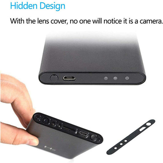 H2 Power Bank Hidden Camera with Audio and Video Recording, Portable Camera, Memory Card Support, 1080P HD Camera